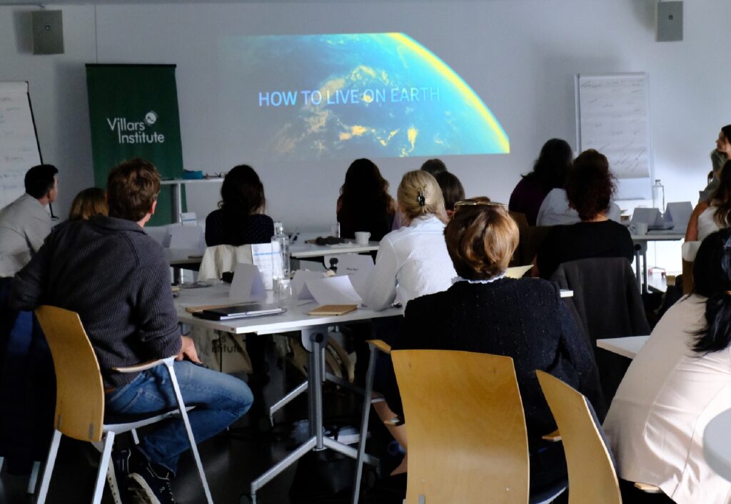 Haut-Lac secondary school geography attends Villars Institute workshop on Systems Thinking